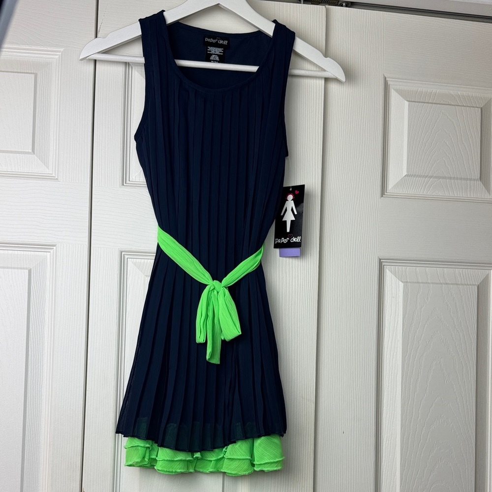 Paper Doll Blue Dress